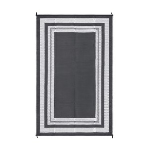 Waterproof Outdoor Rug – Reversible Plastic Straw Mat for Patio, RV, Camping, Porch, Deck, Balcony - 1 of 4