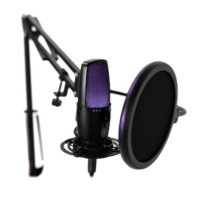 Blue Microphones Yeti Usb Microphone W/ Boom Arm Stand, Filter And Shock  Mount : Target