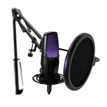 Geekria for Creators Microphone Shock Mount Compatible with Blue Yeti, Yeti X, Yeti Pro, Yeticaster, Snowball, Snowball Ice, Mic Anti-Vibration