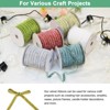 Unique Bargains Metallic Velvet Flexible Ribbon for Crafts 3/8 Inch x 50 Yards 1 Pc - 4 of 4