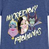 Girls' - Disney Villains - Incredibly Fabulous Fitted Short Sleeve Graphic T-Shirt - 2 of 4