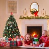 Artificial Christmas Tree, Unlit Full Classic Spruce Xmas Tree With 1450 PVC Branch Tips, Easy to Assemble with Hinge, Metal Foldable Base - 4 of 4