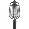 Marine 1-Light Western Bronze Outdoor Post Lantern - 4 of 4