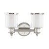 Livex Lighting Middlebush 2 - Light Vanity in  Polished Nickel - 2 of 4