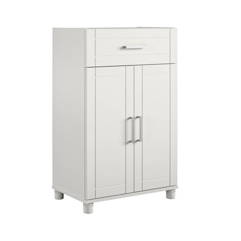 24 Boost 1 Drawer/2 Door Base Storage Cabinet White - Room & Joy