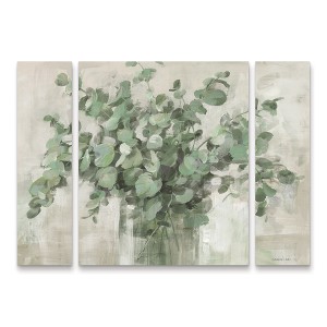 Trademark Fine Art -Danhui Nai Scented Eucalyptus Neutral  Panel Set Art - 1 of 3