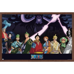 Trends International One Piece: Wano Country - Kaido Shadow Framed Wall Poster Prints - 1 of 4