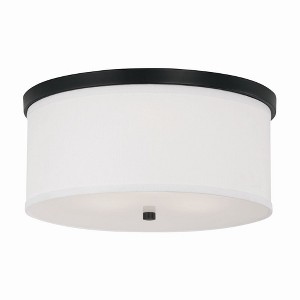Capital Lighting Midtown 3 - Light Flush Mount in  Matte Black - 1 of 3
