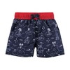 Hudson Baby Boys Swim Rashguard Set, Ahoy Mate Shark - image 4 of 4