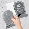 Big Dot of Happiness Creepy Cemetery - Shaped Thank You Cards - Spooky Halloween Tombstone Party Thank You Note Cards with Envelopes - Set of 12 - 2 of 4