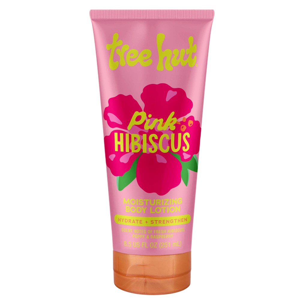 Photos - Shower Gel Tree Hut Pink Hibiscus Hydrating Body Lotion - 8.5 fl oz 