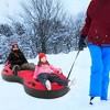 Costway 80" 2-Person Heavy-Duty Inflatable Snow Tube for Sledding with Pump Tow Strap Blue/Red - 2 of 4