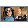 PosterPalooza | Textured Blue Picture Frame - UV Acrylic, Backing Board, Hanging Hardware Included - 2 of 4