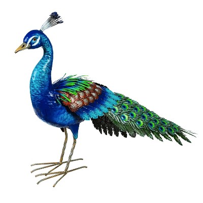 Evergreen Metal Peacock Garden Statuary