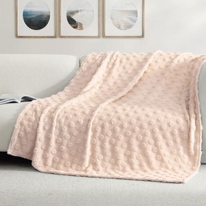 Swift Home | 50" x 70" Jacquard Patterned Plush Throw Blanket - 1 of 4
