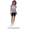 Women's Sesame Street Valentine's Day Heart With Abby Cadabby Loose T-Shirt - 3 of 4