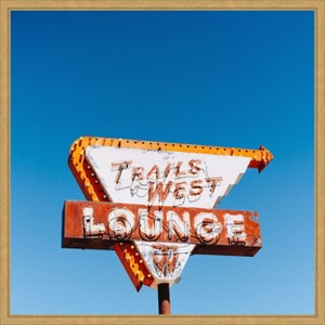 Amanti Art Trails West Lounge by Bethany Young Canvas Wall Art Print Framed - 1 of 4