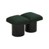 Meridian Furniture,Pavilion Boucle Fabric Bench - 3 of 4