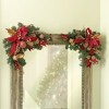 Collections Etc Holiday Floral Pine Cone Corner Bouquets 16 x 5 x 10 Multi - 2 of 2