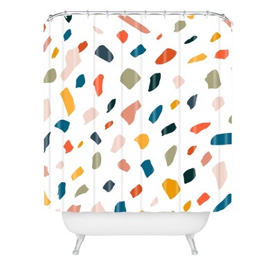 83 Oranges Terrazzo Love Shower Curtain - Deny Designs