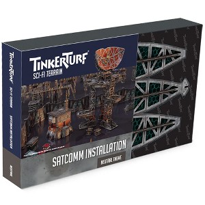 TinkerTurf Sci-Fi Terrain: SatComm Installation - Neutral Theme - 1 of 4