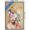 Trends International Reinders: Flowers - Floral Lady Framed Wall Poster Prints - 3 of 4