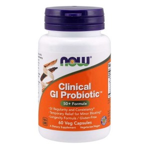 Clinical GI Probiotic by Now Foods  -  60 VegCap - 1 of 2