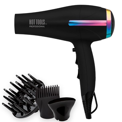 Hot Tools Professional Rainbow Turbo Ceramic Hair Dryer 1875w Powerful And Quiet Blowouts Target