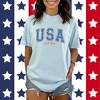 Simply Sage Market Women's USA 1776 Stars Short Sleeve Garment Dyed Tee - 2 of 2