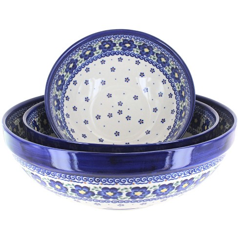 Blue Rose Polish Pottery