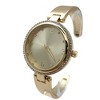 Olivia Pratt Round Face Rhinestone Bezel Soft Bangle Women Watch - 2 of 3