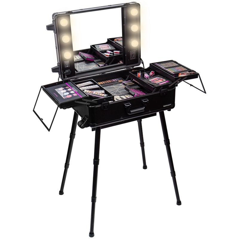 SHANY Studio ToGo Wheeled Lighted Trolley Makeup Case, 2 of 7