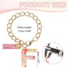 Unique Bargains Epoxy Resin Colorful Glittery Tassel Sports Water Bottle Accessories Letter Charm 1 Pc - 2 of 4