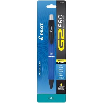Pilot G2 PRO Premium Gel Ink Pen Fine Point 0.7mm Black