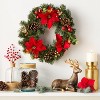 12ct Cinnamon Scented Pinecone Christmas Decorative Filler Natural/Glitter - Wondershop™ - 2 of 3
