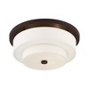 Livex Lighting Meridian 4 - Light Flush Mount in  Bronze - 4 of 4