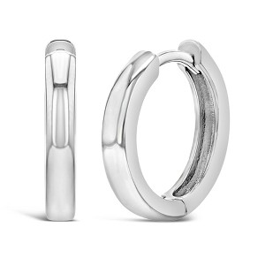 Girl's Rounded 2.5mm Polished Hoop Sterling Silver Earrings - In Season Jewelry - 1 of 4
