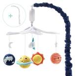 The Peanutshell Spectacular Space Baby Musical Crib Mobile - Planets/Rockets