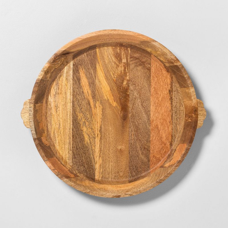 Oversized Carved Wood Tray - Hearth &#38; Hand&#8482; with Magnolia, 1 of 11