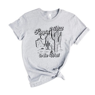 Simply Sage Market Women's Keepin It Wild In The West Short Sleeve Graphic Tee