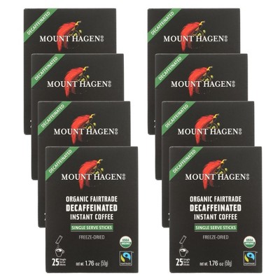 Mount Hagen Organic Decaffeinated Instant Coffee Case Of 8 Boxes 25   GUEST 2c7fd792 532b 438c B179 D9526d7d7d47