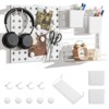 LunaLulinlk Pegboard Combination Kit Combination Wall Organizer with Magnets and Hooks - 3 of 4