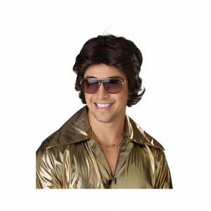 California Costumes 70's Feathered & Flashy Adult Wig - 1 of 4