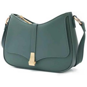 Crescent Shoulder Bag for Women, Vintage Retro Vegan Leather Clutch Crossbody Bags Handbag - 1 of 4