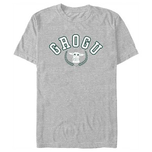 Men's Star Wars: The Mandalorian Grogu Collegiate Logo T-Shirt - 1 of 4