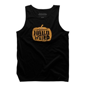 Men's Design By Humans Halloween Halloweird By Spindriftdesigns Tank Top - 1 of 2