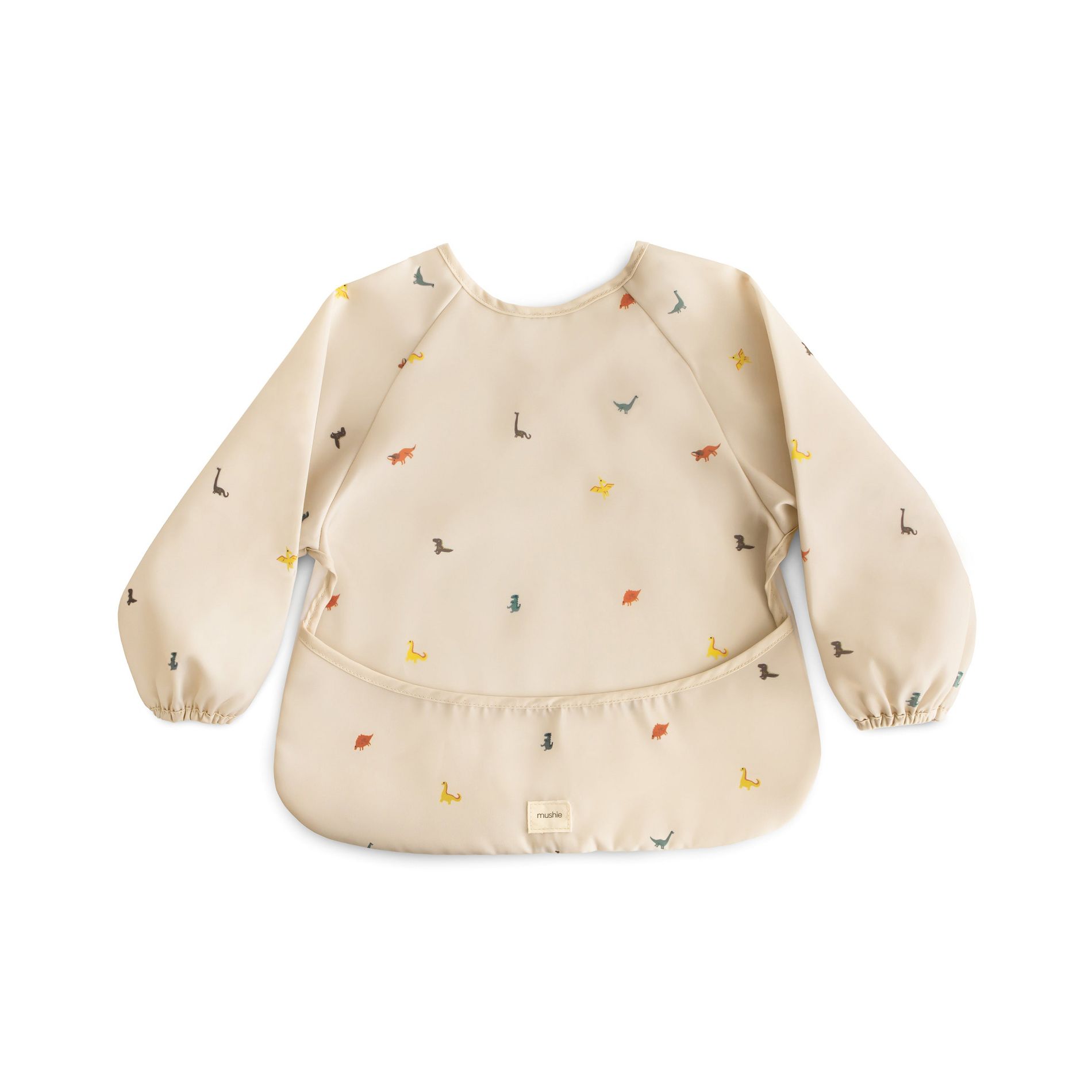 Long Sleeve Bib Dinos One Size