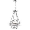 CWI Lighting Arkansas 3 Light Mini Chandelier With Chrome Finish - 3 of 4