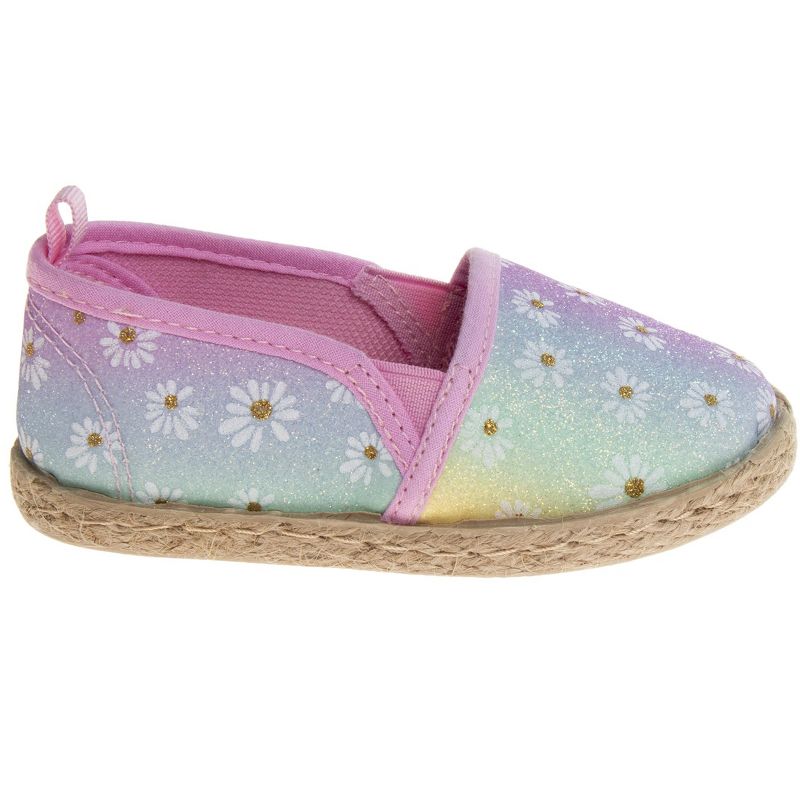 Nanette Lepore Girls' Colorful Closed-Toe Espadrille Sandals Flat Shoes Ballerinas (Toddler Sizes), 2 of 8