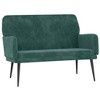vidaXL Bench Dark Green 42.5 in.x31.1 in.x31.1 in. Velvet - 2 of 4